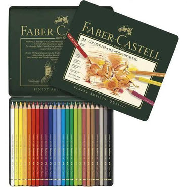 Faber Castell Polychromos Coloured Pencils Pack Of 24 The Stationers